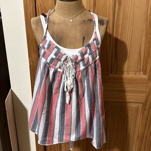 CALIFORNIA MOON RISE RACERBACK TANK TOP SMALL NWT